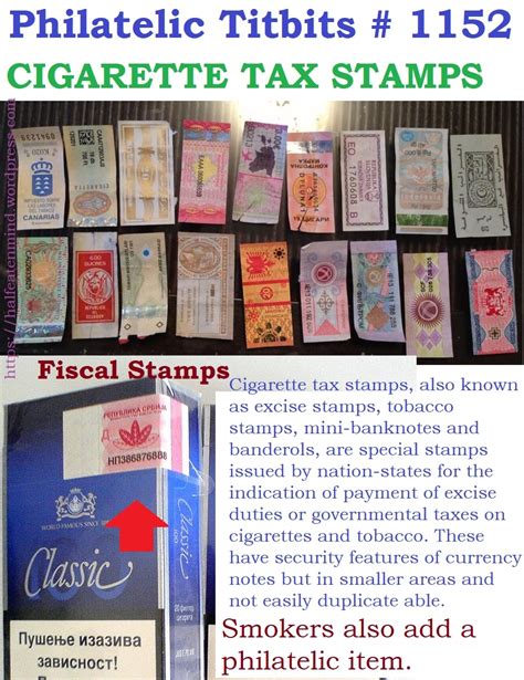 dating tobacco tax stamps